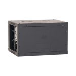 Rack perete 4U 19'' 600x450, capacitate incarcare 80 Kg, negru - ASYTECH Networking ASY-4U-6045W - imagine 3