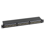 Patch Panel 1U, FTP cat6A, 24 porturi RJ45 - ASYTECH Networking ASY-PP-FTP6A-24