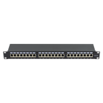 Patch Panel 1U, FTP cat6A, 24 porturi RJ45 - ASYTECH Networking ASY-PP-FTP6A-24 - imagine 2
