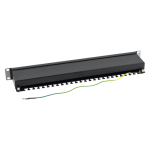 Patch Panel 1U, FTP cat6A, 24 porturi RJ45 - ASYTECH Networking ASY-PP-FTP6A-24 - imagine 4