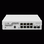 Smart Switch, 8 x Gigabit, 2 x SFP+ 10Gbps - Mikrotik CSS610-8G-2S+IN