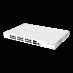 Management Switch 24 x Gigabit PoE+ Out 450W, 4 x SFP+ 10Gbps - Mikrotik CRS328-24P-4S+RM - imagine 2