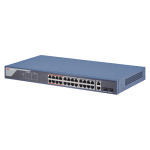 Switch 24 porturi PoE 100Mbps, 2 port uplink Gigabit, SMART Management - HIKVISION DS-3E1326P-EI