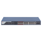 Switch 24 porturi PoE 100Mbps, 2 port uplink Gigabit, SMART Management - HIKVISION DS-3E1326P-EI - imagine 2