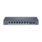 Switch 8 porturi Gigabit PoE, 2 port SFP uplink, SMART Management - HIKVISION DS-3E1510P-SI