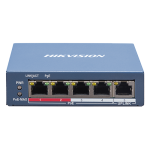 Switch 4 porturi PoE, 1 port uplink RJ45, SMART Management - HIKVISION DS-3E1105P-EI - imagine 3