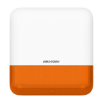 Sirena wireless AX PRO de exterior cu flash, led Portocaliu, 868Mhz - HIKVISION DS-PS1-E-WE-O