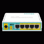 Router hEX PoE Lite, 5 x Fast Ethernet 4 x PoE, RouterOS L4 - Mikrotik RB750UPr2 - imagine 2