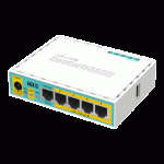 Router hEX PoE Lite, 5 x Fast Ethernet 4 x PoE, RouterOS L4 - Mikrotik RB750UPr2