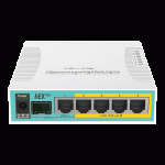 Router hEX PoE, 5 x Gigabit 4 PoE, 1 x SFP, RouterOS L4 - Mikrotik RB960PGS - imagine 2