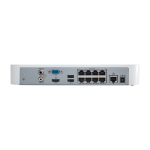 NVR 4K, 8 canale 8MP  + 8 porturi PoE, compresie H.265 Ultra - UNV NVR301-08LS3-P8 - imagine 3