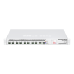 Cloud Core Router, 8 x SFP+, 1 x Gigabit, RouterOS L6, 1U - MikroTik CCR1072-1G-8S+