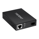 Mediaconvertor POE Gigabit - SFP fibra optica - TRENDnet TFC-PGSFP