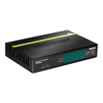 Switch 8 porturi Gigabit PoE/PoE+ 61W - TRENDnet TPE-TG82G