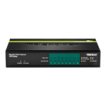Switch 8 porturi Gigabit PoE/PoE+ 61W - TRENDnet TPE-TG82G - imagine 2