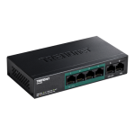 Switch 4 porturi PoE+, 2 porturi uplink- TRENDnet TPE-S50