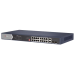 Switch 16 porturi PoE Gigabit fara management, 4 x Hi PoE, 2 x RJ45/SFP uplink Gigabit  - HIKVISION DS-3E0520HP-E - imagine 2