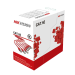 Cablu UTP cat5e 0.5mm, cupru integral, cutie 305 metri - HIKVISION DS-1LN5E-S