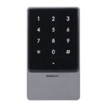 Controler stand-alone cu tastatura touch si cititor card EM 125kHz + Mifare 13.56MHz, carcasa antivandal - SEBURY SEB-sTouch2