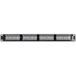 Patch Panel 24 porturi RJ45 UTP 19', Cat5/5e - TRENDnet TC-P24C5E - imagine 2