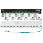 Patch Panel Wall Mount, 12 porturi RJ45 UTP, Cat6a, Ecranat, 0.5U - TRENDnet TC-P12C6AS - imagine 4
