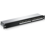 Patch Panel 16 porturi RJ45 UTP, Cat6a, Ecranat, 1U - TRENDnet TC-P16C6AS - imagine 2