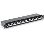 Patch Panel 24 porturi RJ45, Cat6a, Ecranat, 1U - TRENDnet TC-P24C6AS - imagine 2