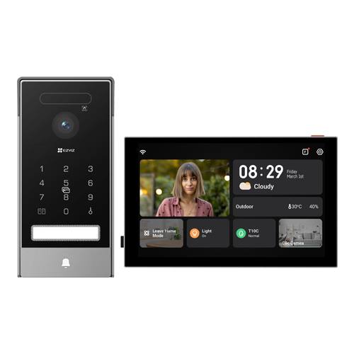 img37772large Videointerfon 4K, recunoastere faciala, scanare biometrica a palmei, monitor 8', IR, Wi-Fi6 - EZVIZ CS-HP7(4K, Palm) - imagine 1