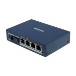 Mediaconvertor Gigabit 4 x RJ45 PoE, 1 x SC Single-Mode Bi-directional, 20 km - HIKVISION DS-3D504TP-A - imagine 2