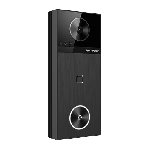 img38022large Panou exterior videointerfon TCP/IP 4MP, IR 3m, Wi-Fi6, Bluetooth, M1, IP65 - HIKVISION DS-KV6114-WBE1 - imagine 1