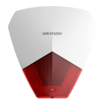 Sirena cablata AX PRO de exterior cu flash, led Rosu, IP54 - HIKVISION DS-PS1-R - imagine 2