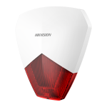Sirena cablata AX PRO de exterior cu flash, led Rosu, IP54 - HIKVISION DS-PS1-R - imagine 3