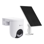 Camera IP Wi-Fi6 & 4G PT + Panou solar 5W, 2K+, baterie 5.200 mAh, Audio, IR+WL 15m, Alarma - Ezviz CS-HB8c-4G-KIT