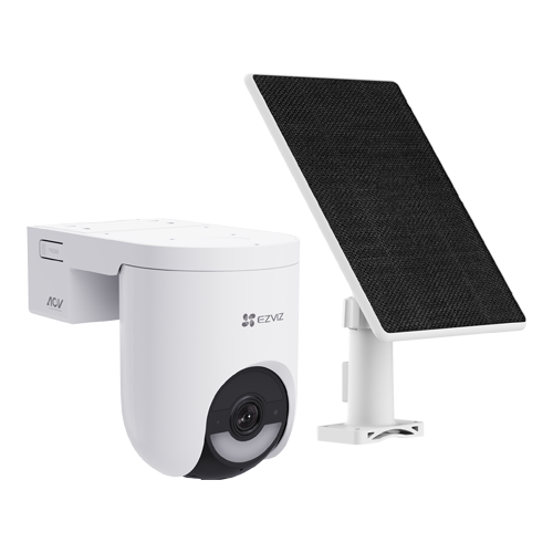 img38531large Camera IP Wi-Fi6 & 4G PT + Panou solar 5W, 2K+, baterie 5.200 mAh, Audio, IR+WL 15m, Alarma - Ezviz CS-HB8c-4G-KIT - imagine 1