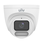 Camera IP Wise-ISP ColorHunter, 4MP, lentila 2.8mm, WL 30m, Mic, PoE, MicroSD, Color 24/7 - UNV IPC3624LE-ADF28K-WP-L