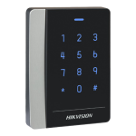 Cititor de proximitate seria Pro, tastatura, M1 13.56 MHz, RS485, Wiegand 26/34, Buzzer - HIKVISION DS-K1102AMK
