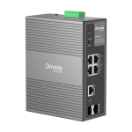 Switch industrial 4 x RJ45 1G PoE+/PoE++, 1 x SFP 1G, 1 x combo SFP/RJ45 1G, Managed - TP-Link Omada IES206GPP - imagine 3
