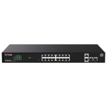 Switch 16 x RJ45 1G PoE, 2 x SFP 1G, 2 x RJ45 1G, Management, 1U - IP-COM G2220P-16-250W - imagine 2