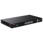 Switch 16 x RJ45 1G PoE, 2 x SFP 1G, 2 x RJ45 1G, Management, 1U - IP-COM G2220P-16-250W - imagine 3