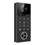 Panou exterior videointerfon TCP/IP 4MP, IR 3m, WI-FI6, Bluetooth, PIN, PoE, M1, IP65 - HIKVISION DS-KV6124-WBE1