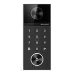 Panou exterior videointerfon TCP/IP 4MP, IR 3m, WI-FI6, Bluetooth, PIN, PoE, M1, IP65 - HIKVISION DS-KV6124-WBE1 - imagine 2