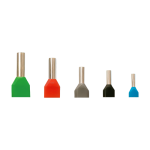 Terminale izolate cu capat dublu, sectiune transversala 2x0.5mmp, 1000buc/set PKY-22005