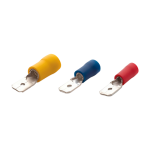 Terminale izolate de tip tata, sec. transversala 0.5-1.5mm, latimea soclului 0.8x4.75mm, 200buc/set PFE-1638