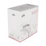 Cablu UTP cat5e 0.45mm, cupru integral, cutie 305 metri, ECA - UNV CAB-LC2100A-E2-ECA-IN