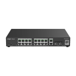 Switch L2, 16 x RJ45 1G PoE, 2 x SFP 1G, 2 x RJ45 1G, Cloud Management - Ruijie Reyee RG-ES220GS-LP - imagine 2
