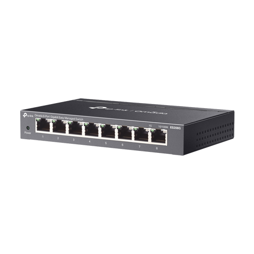 img41320large Switch L2, 8 x RJ45 1G, Easy Managed - TP-Link Omada ES208G - imagine 1