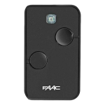Telecomanda 2 canale, XTO2, SLH-SL-DS-RC, 433 si 868MHz, negru - FAAC XT0SLH-787032