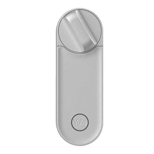 img41937large Incuietoare inteligenta cu WiFi, BT, acces cu cod, aplicatie de mobil, argintiu,Yale Linus L2 - ASSA ABLOY YALE-LINUS-SL-103/G - imagine 1