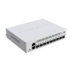 Switch L3, 5 x SFP 1G, 4 x SFP+ 10G, 1 x RJ45 1G, PoE In af/at, 1U - Mikrotik CRS310-1G-5S-4S+IN