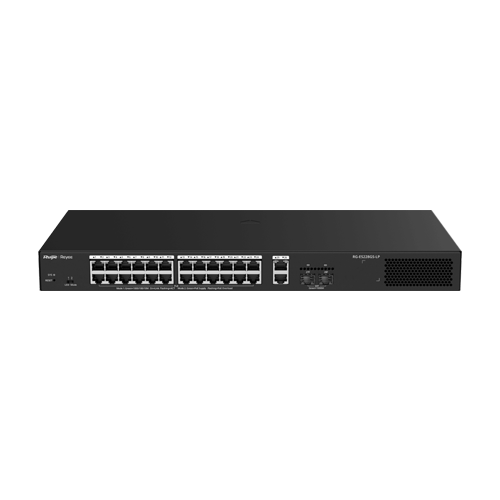 img42550large Switch L2, 24 x RJ45 1G PoE+, 2 x RJ45 1G, 2 x SFP 1G, Cloud Management - Ruijie Reyee RG-ES228GS-LP - imagine 1